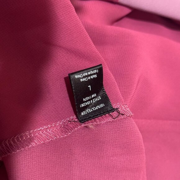 Urban Outfitters Sparkle & Fade Empire Mini Slip Dress, Pink/Rose, Large - Picture 12 of 13